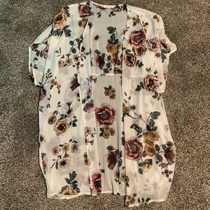 Light weight floral cardigan